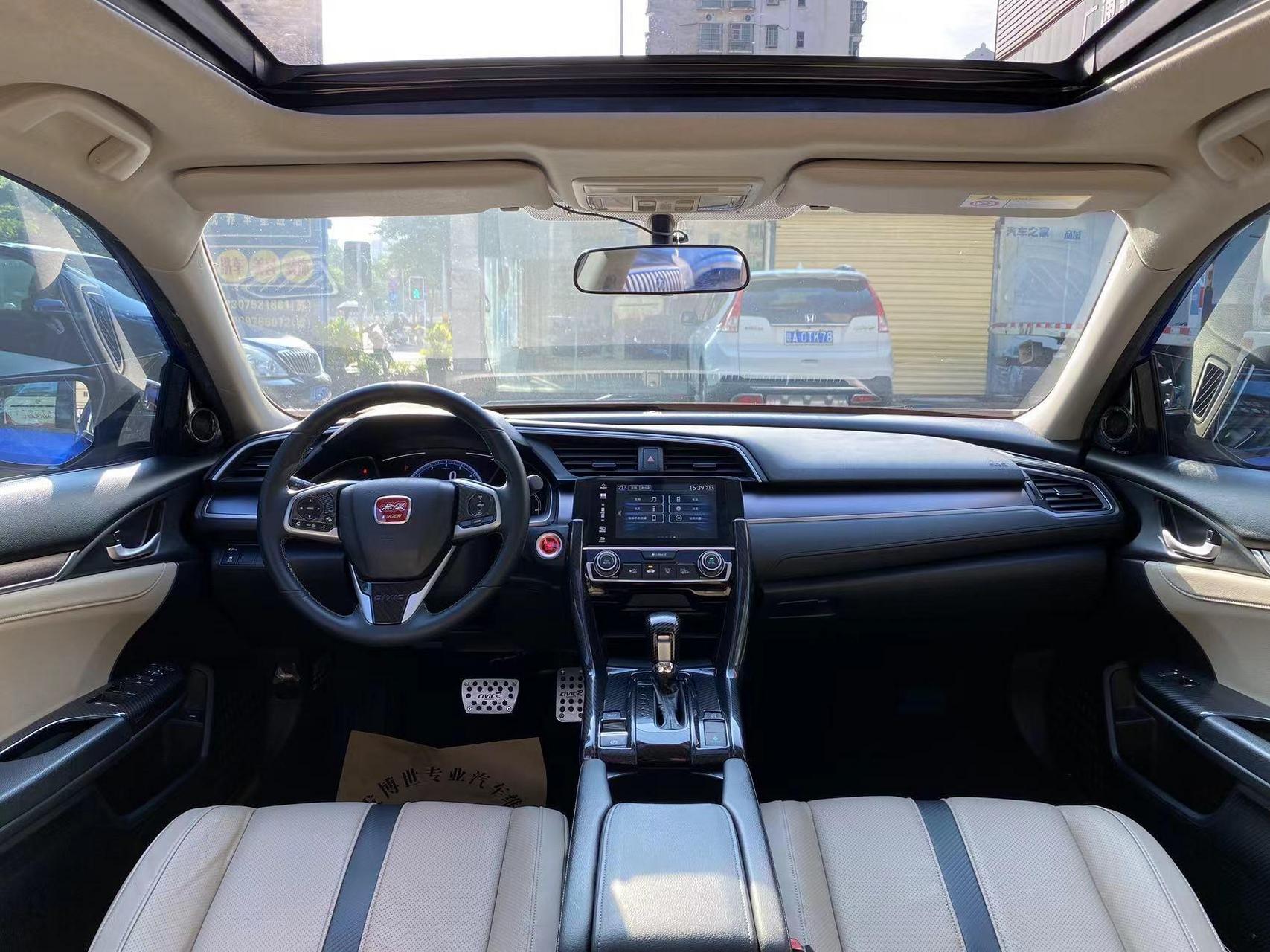 19年本田十代思域次顶配,1.