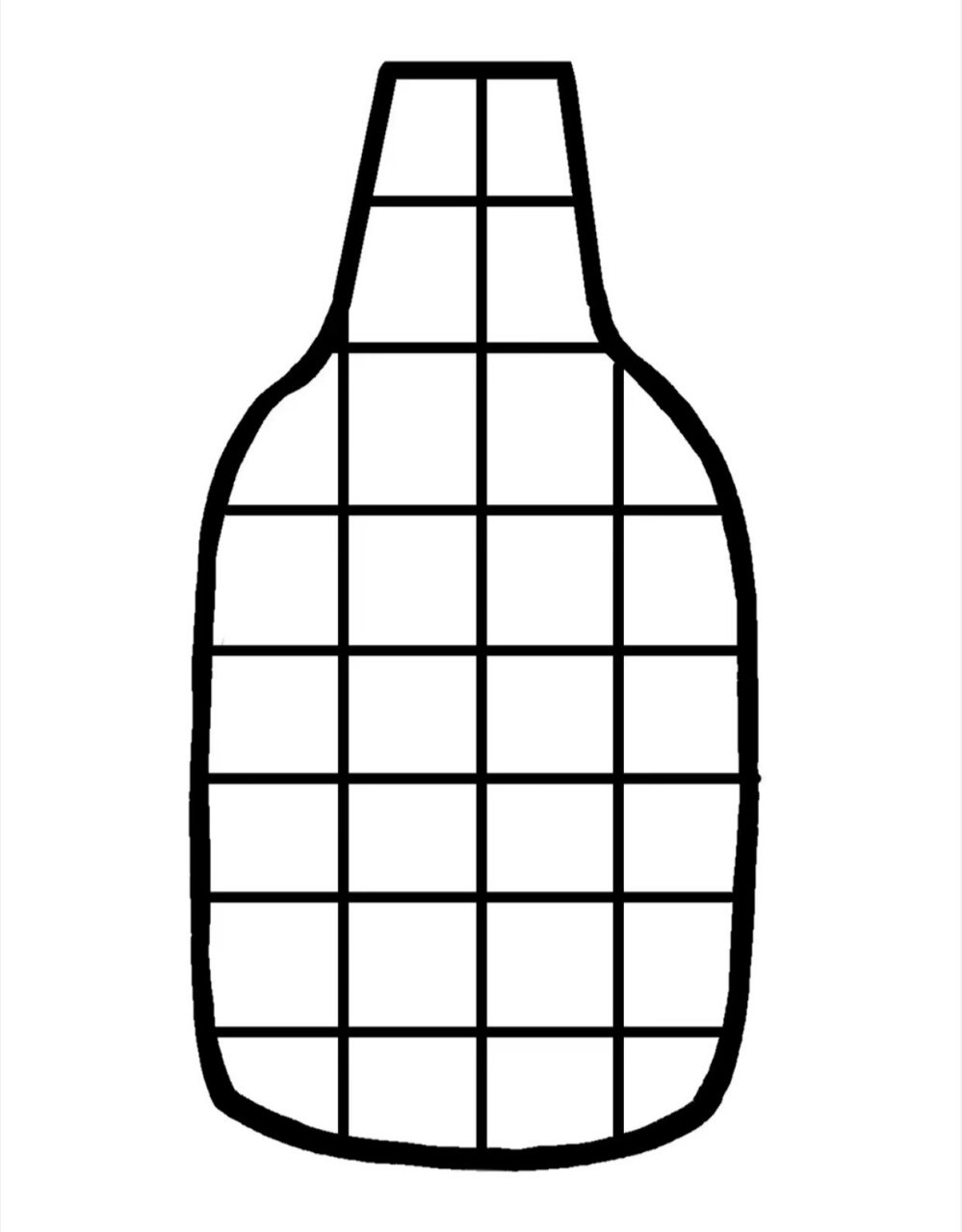 幼儿园美工区《瓶子格子画》 幼儿园美工区素材瓶子格子画