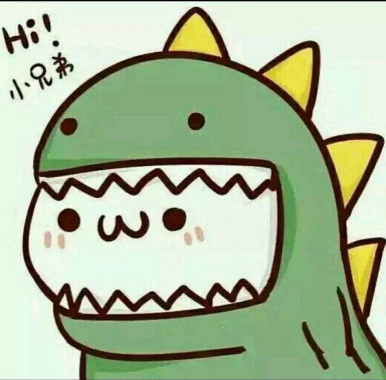 可爱的小恐龙头像