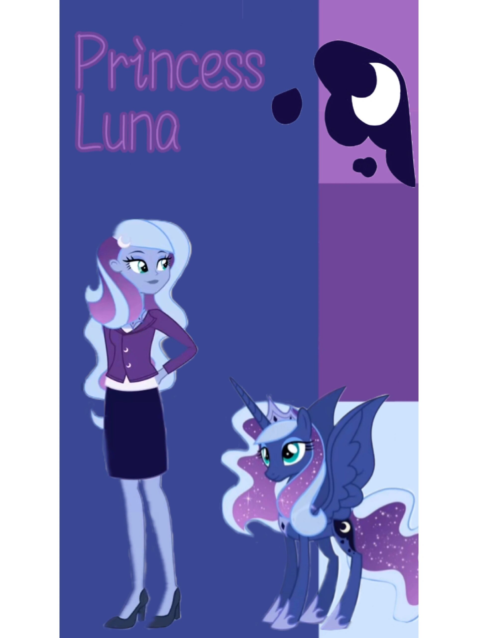 露娜公主自制壁纸. 可抱图. 禁二转. 可以私信我找原图哦.