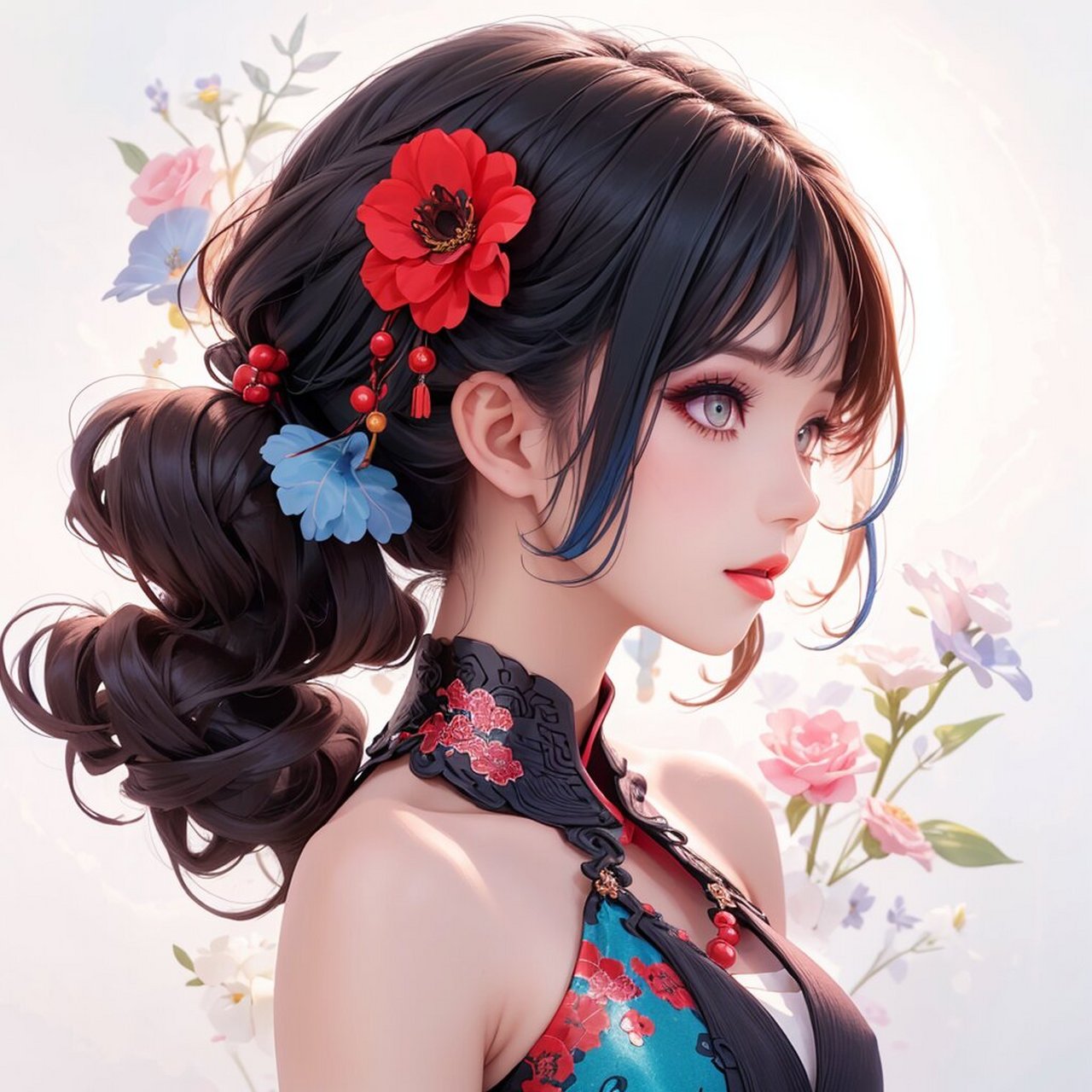 好看的中国风女生头像,用起来