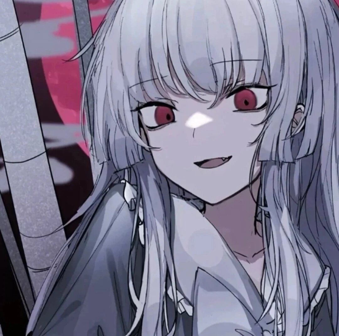 暗黑系动漫女生头像