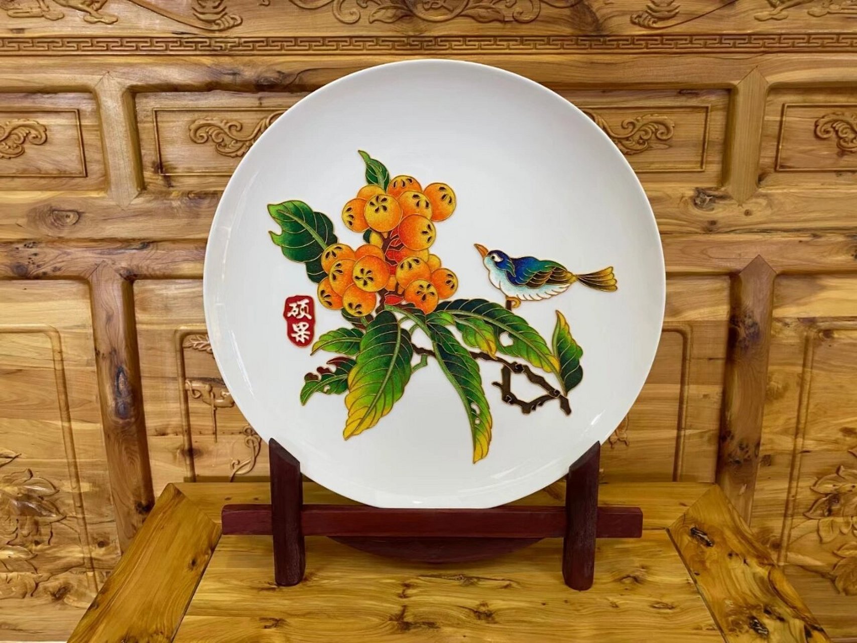 掐丝珐琅线稿非遗手工艺