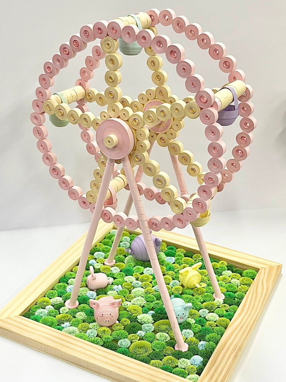 关于那些年做的衍纸作品 p1.2摩天轮 p3.