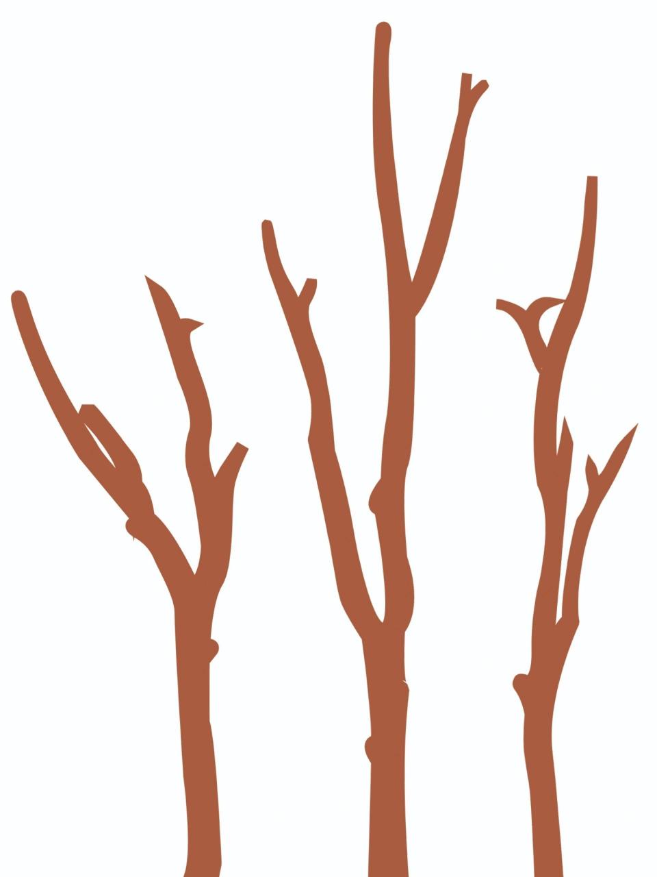 手工各类树干～千姿百态 各类树干,千姿百态.