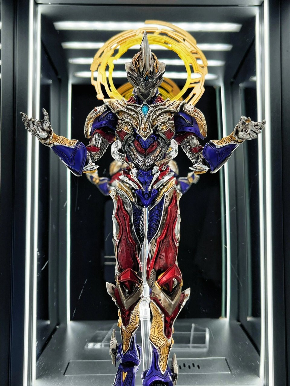 特利迦奥特曼 复合型 重新进灯箱拍了一组~ 今晚再拍异色 神性与外星