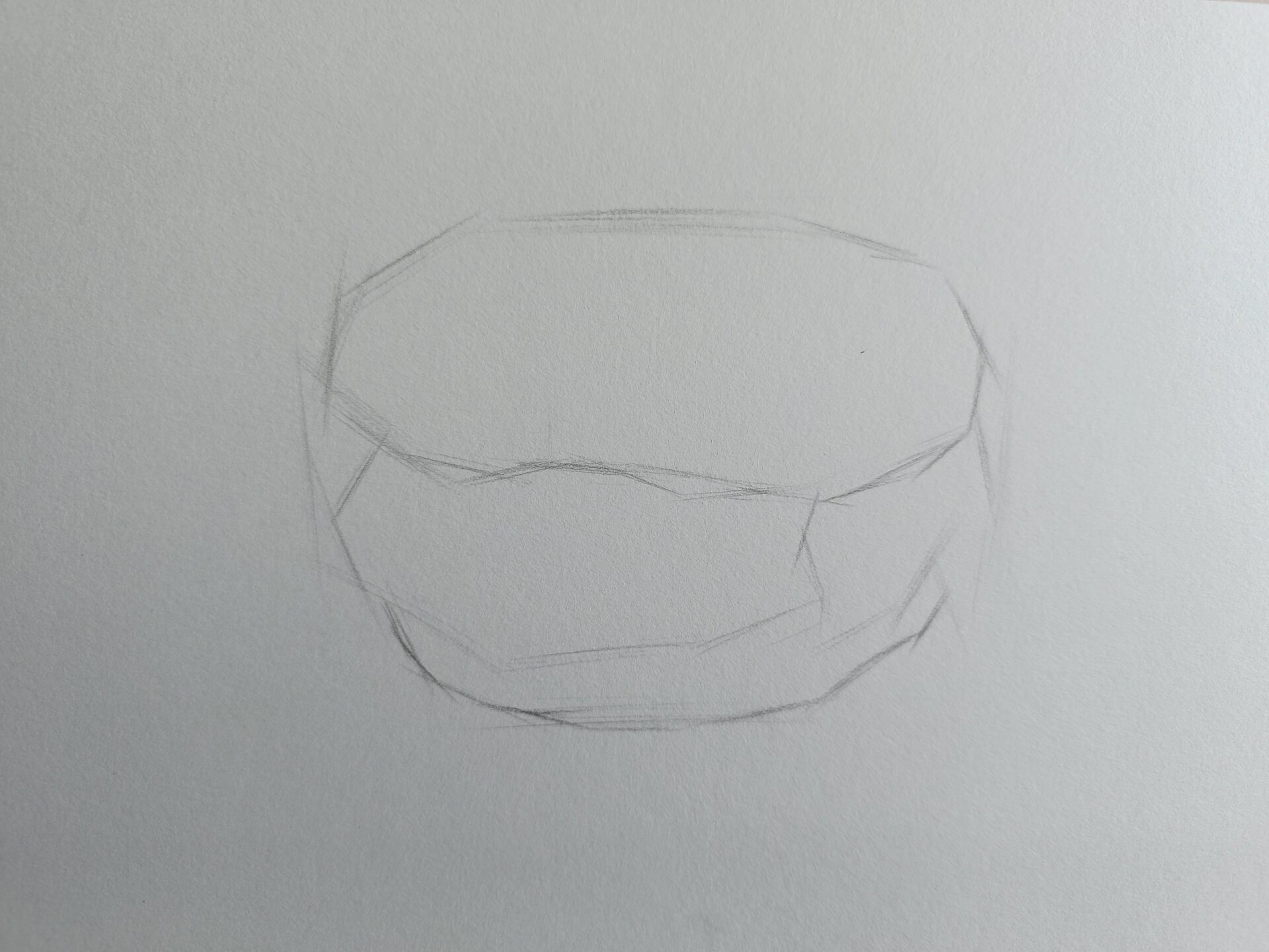 零基础素描教学——(汉堡)附过程图