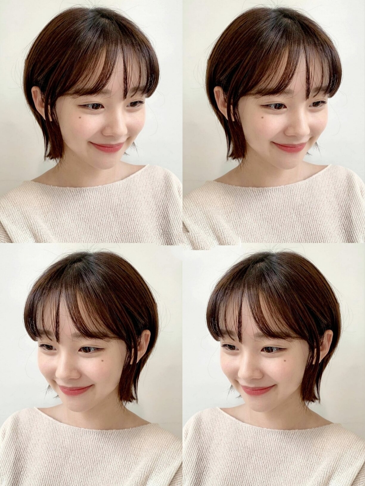 减龄5-10岁的少女感短发～圆脸适合显小