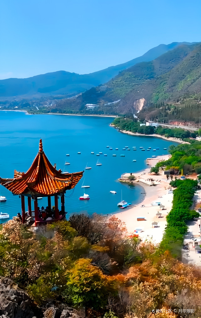 这不是泰兰德!这是抚仙湖|打卡澄江禄充风景区