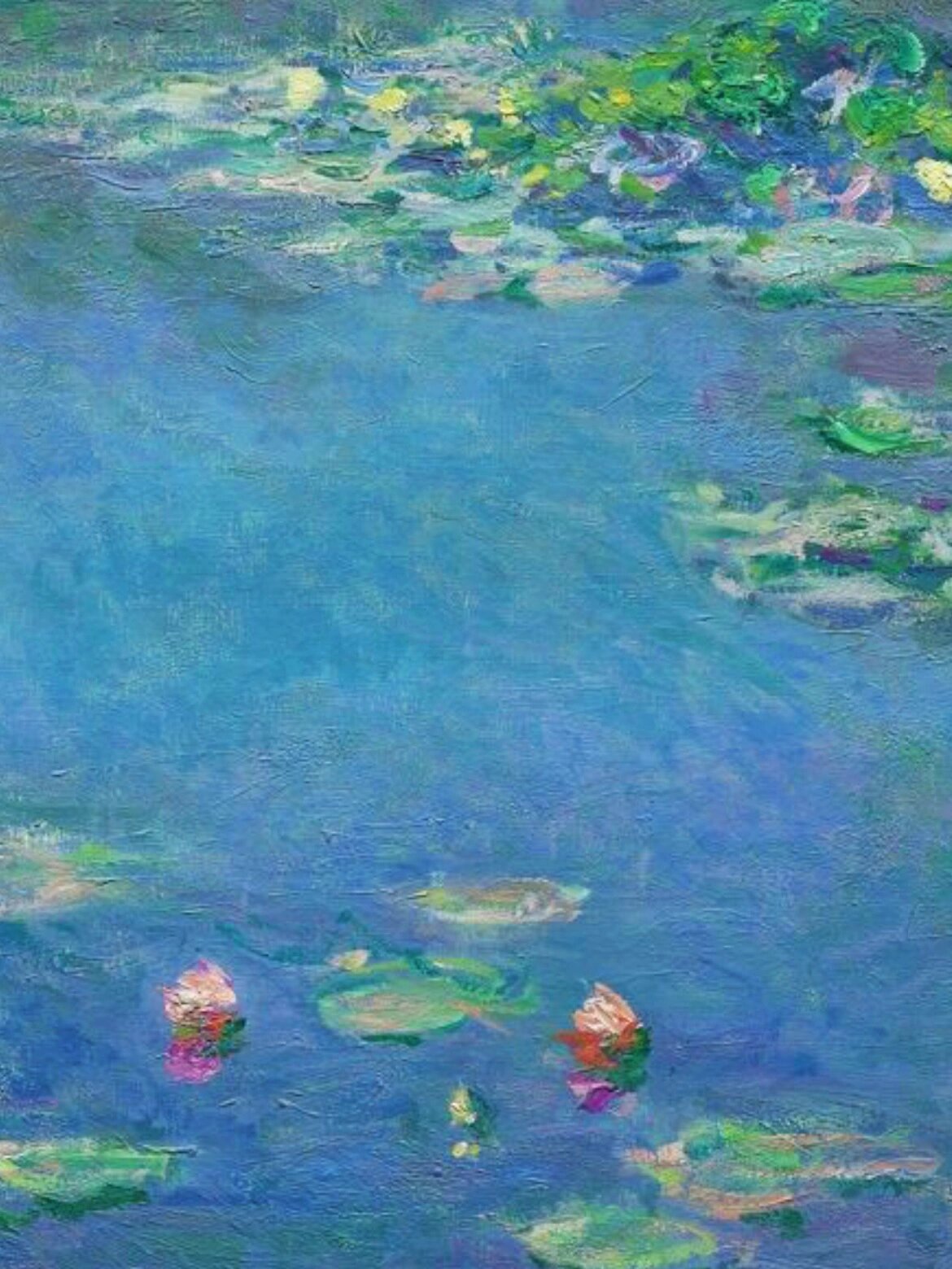 每日名画(002)莫奈 《睡莲》 water lilies 睡莲 克劳德61莫奈