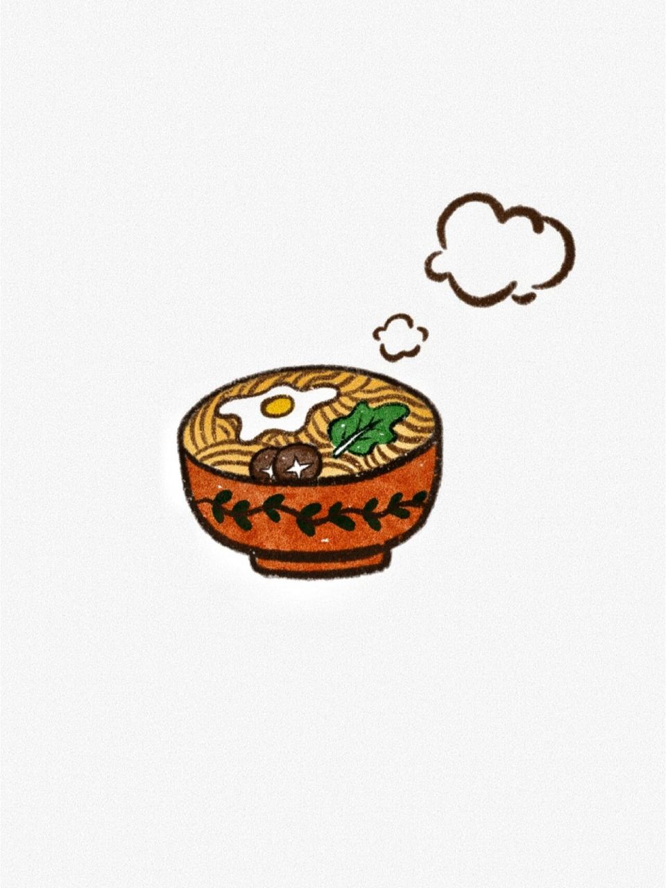 简笔画|美味早餐|手帐素材|74day53 早餐吃啥呢?