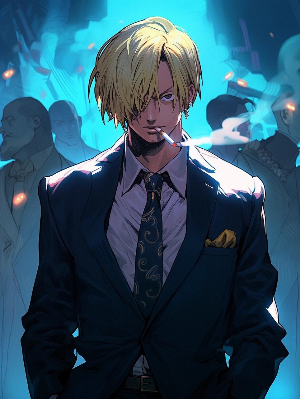 海贼王山治高清壁纸头像!