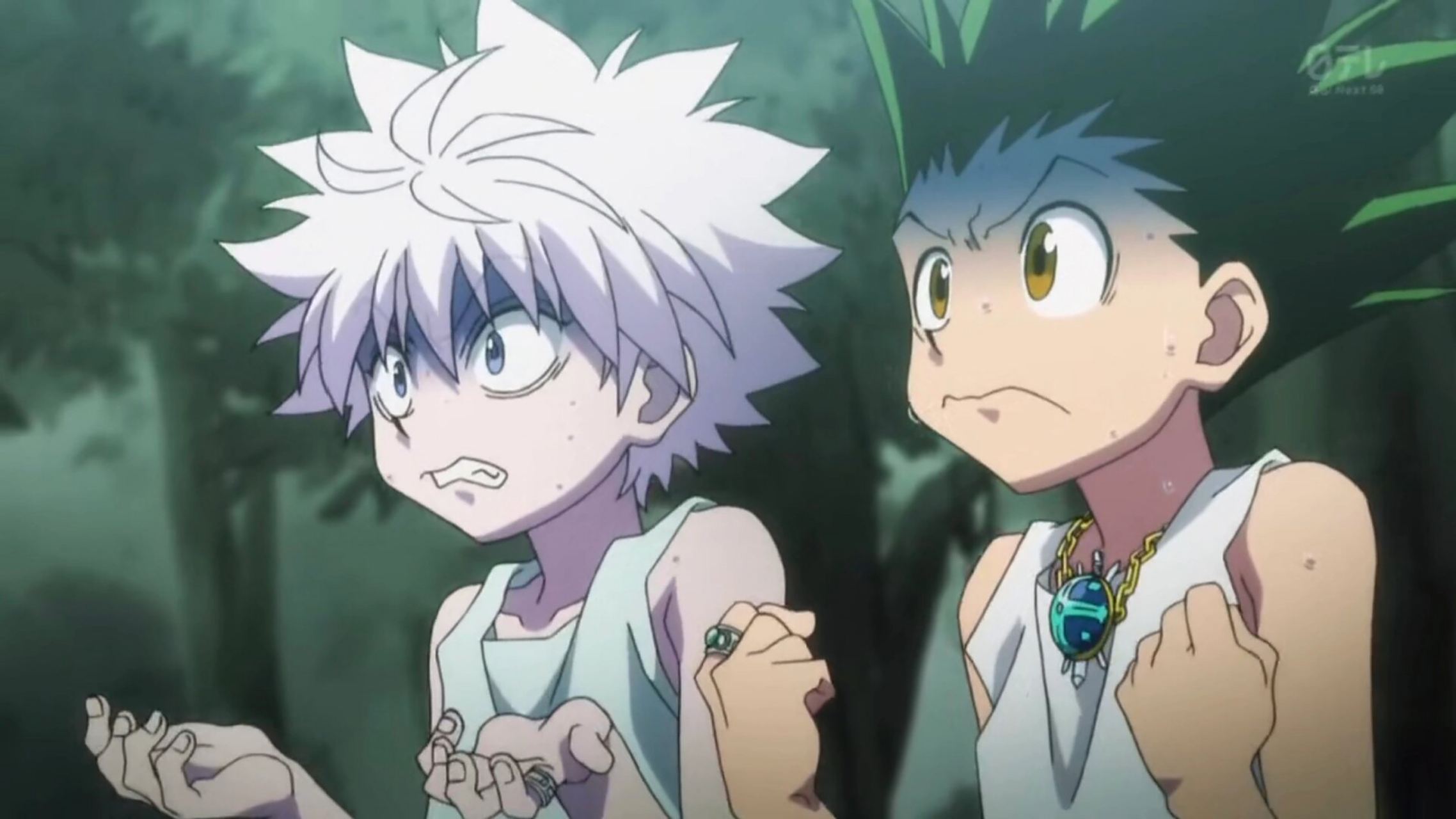 全职猎人|奇犽x小杰 两小只可爱死了 p2被西索吓到的小苹果