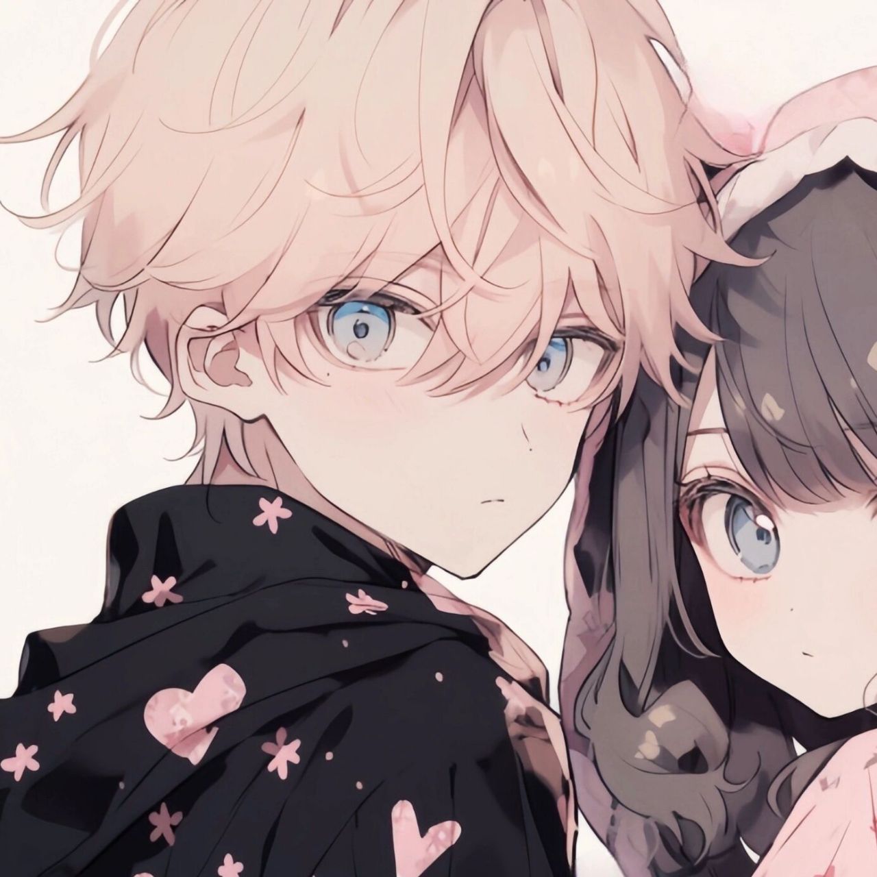 情侣头像 玫瑰与晚霞共赴浪漫