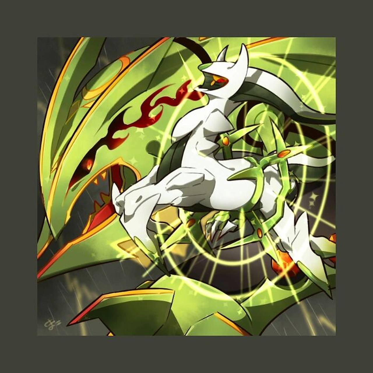 裂空座神奇宝贝图片 看到的小伙伴记住点一个赞,或者转发,或者关注我