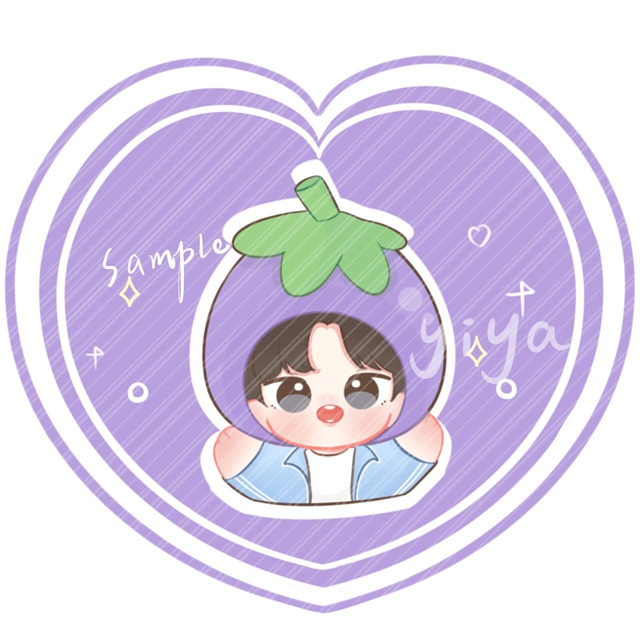 q版案例|tnt时代少年团 七个头套稿稿00989106999598