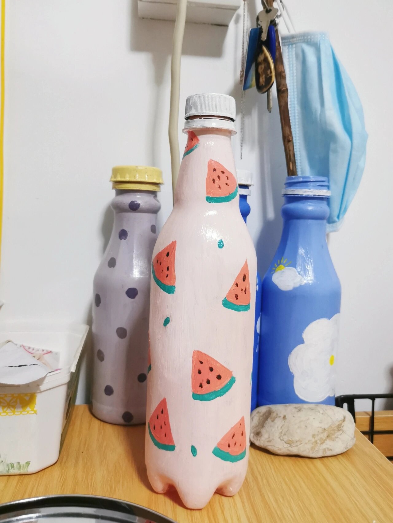 涂上颜料就能大变身💫 最近喝的饮料瓶子都没舍得扔,只因爱上了在