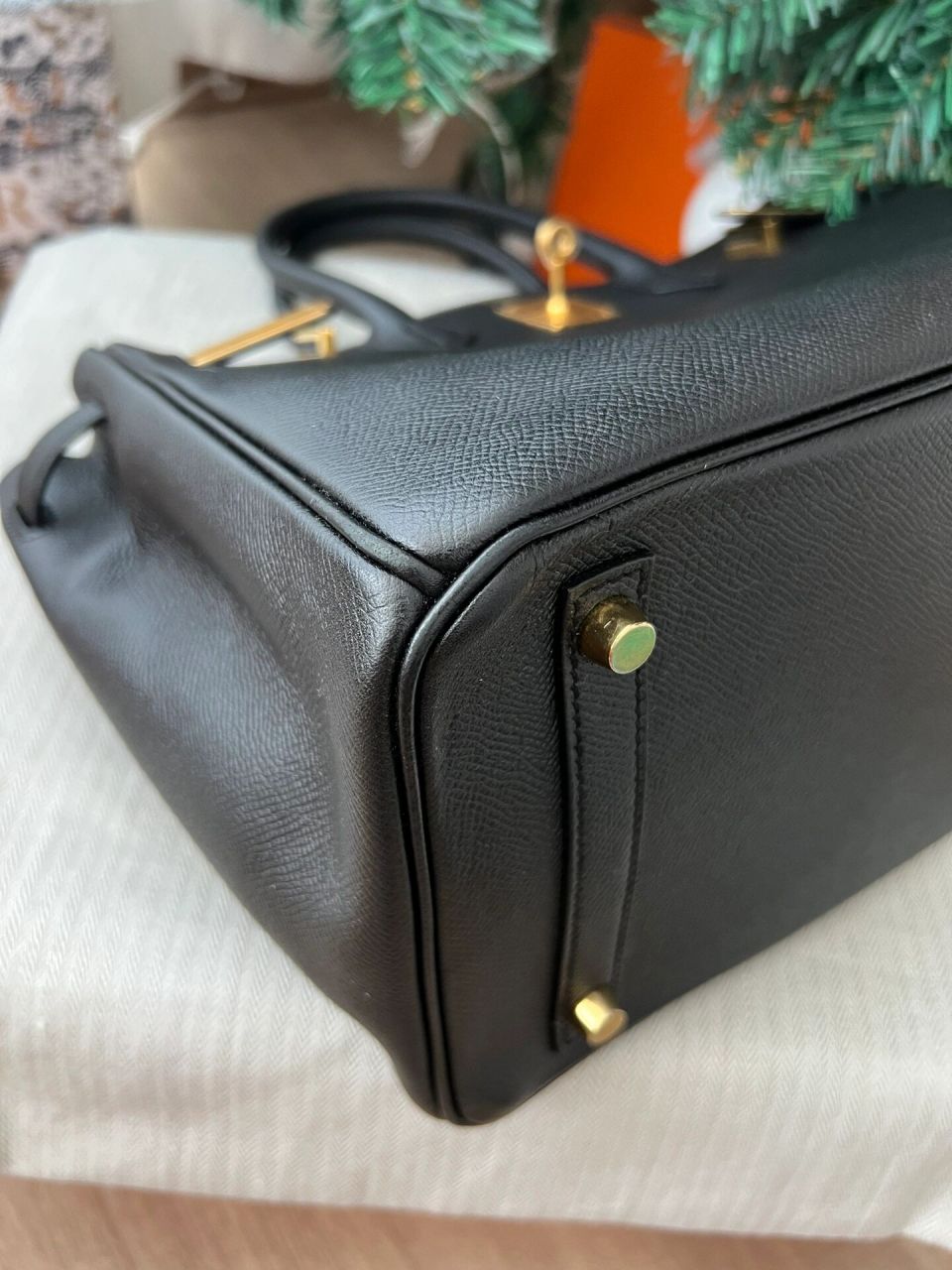 birkin30黑金～套现价9w  【支持走中检/验货宝】 爱马仕黑金很多,但