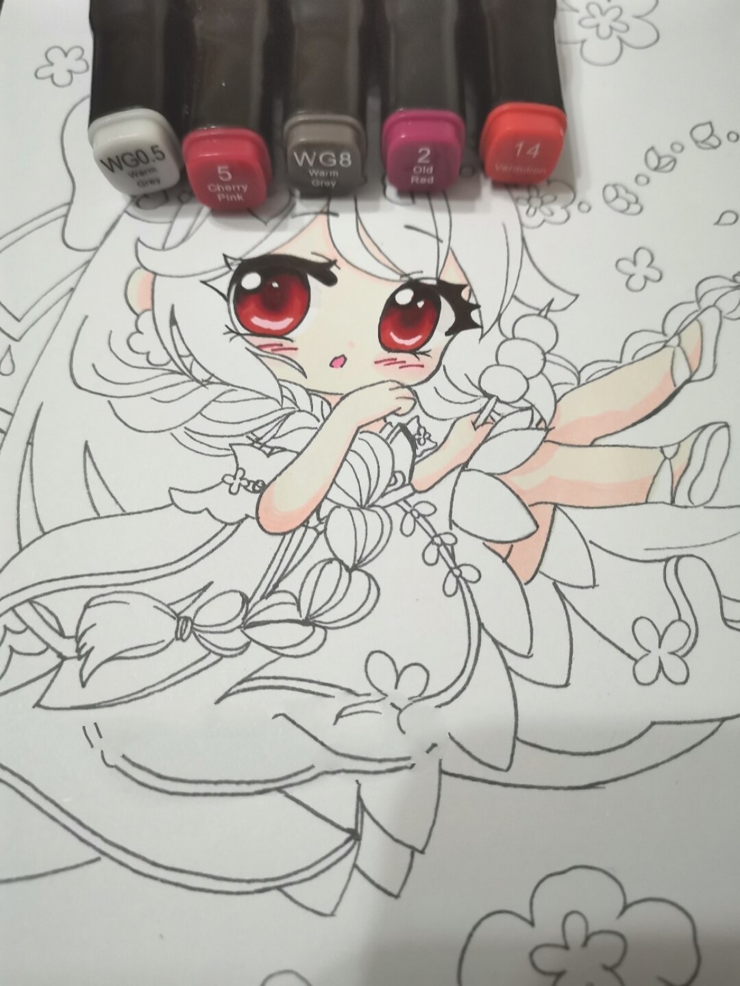 迷你世界花小楼马克简笔画绘画画的日常教程