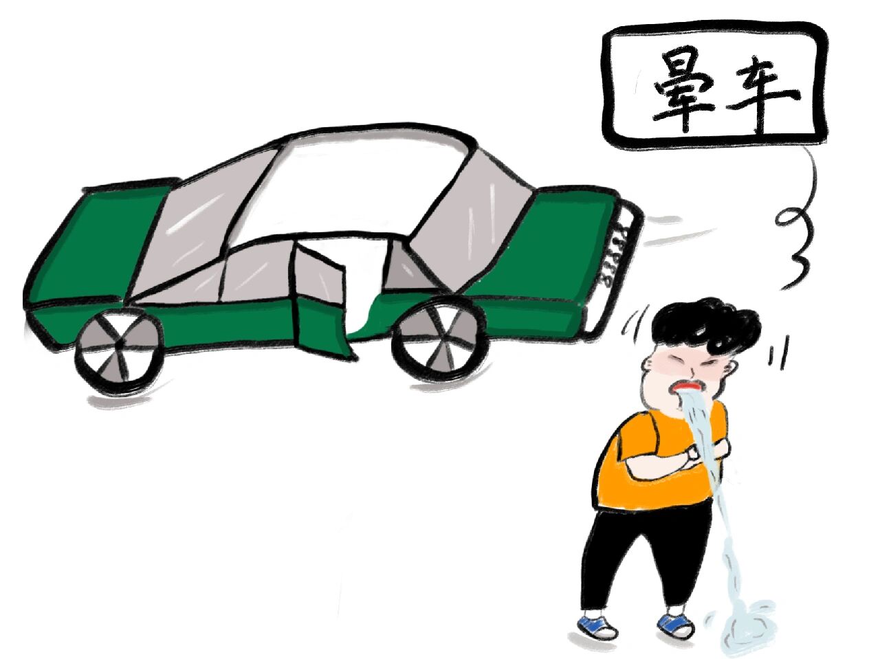 晕车为什么容易呕吐?
