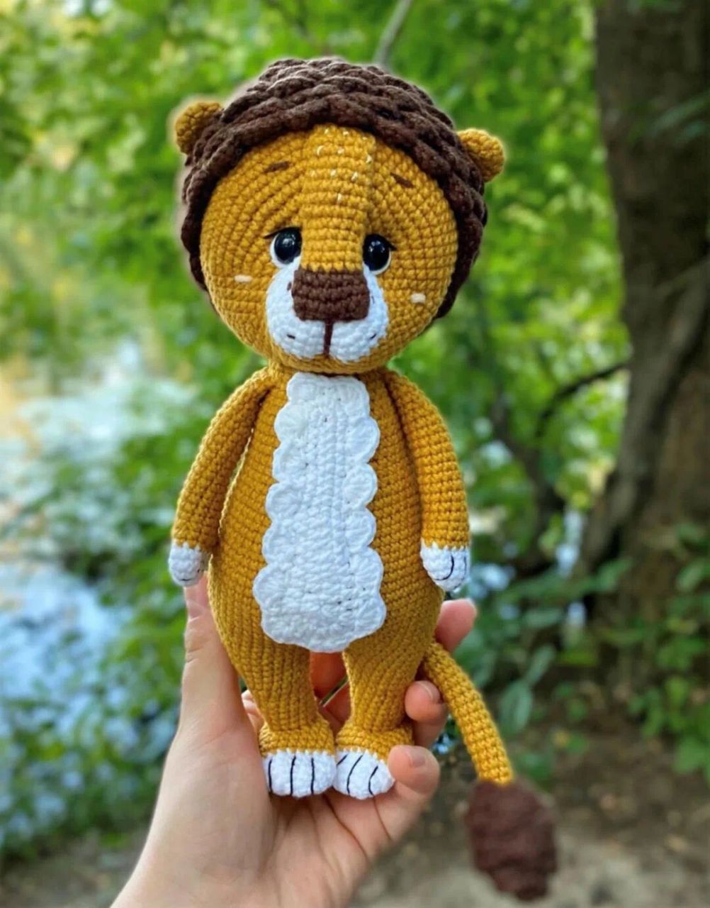 小狮子图解 #手工钩针编织