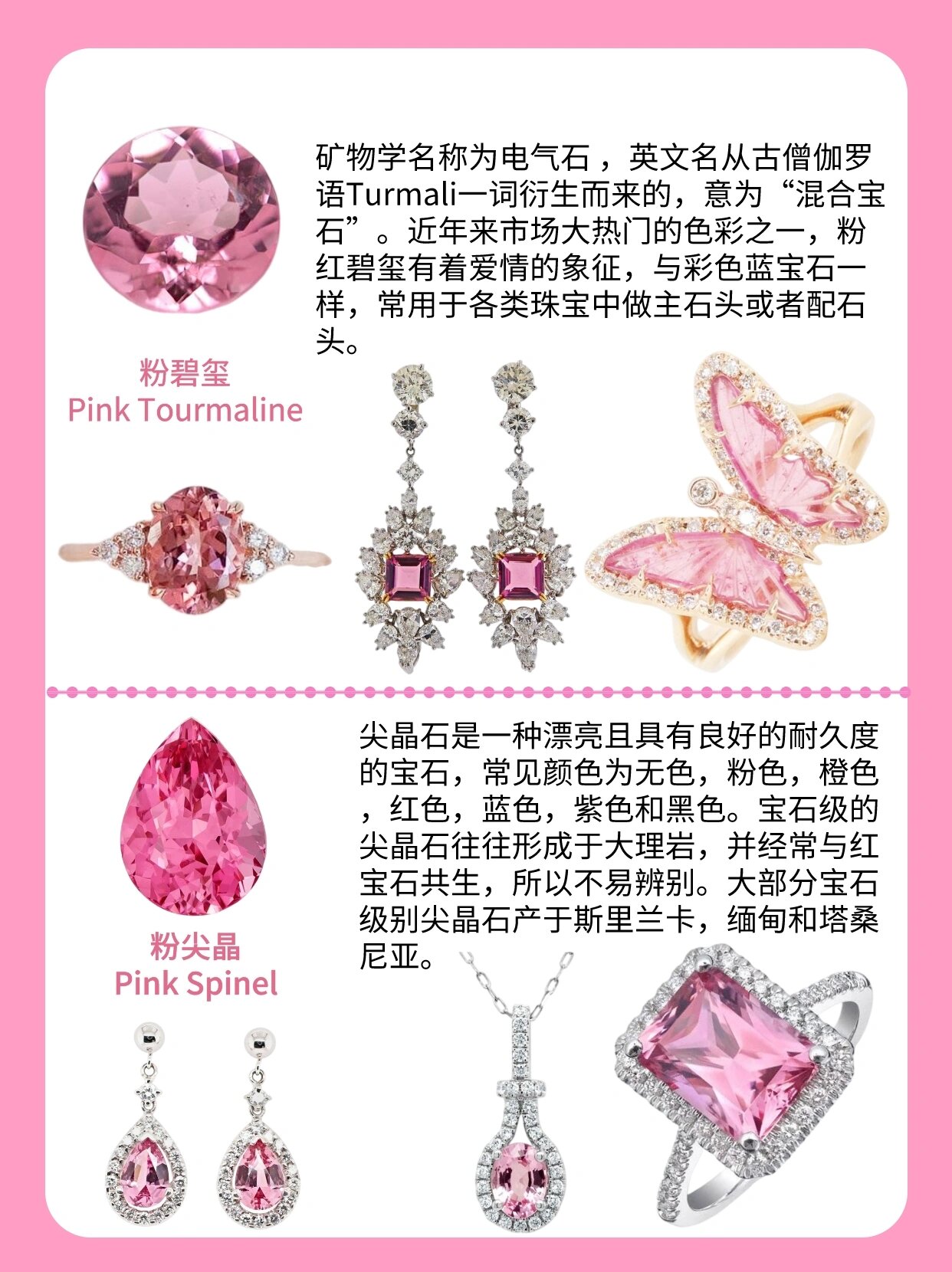 珠宝入门 | 少女心满满的粉色宝石谁顶