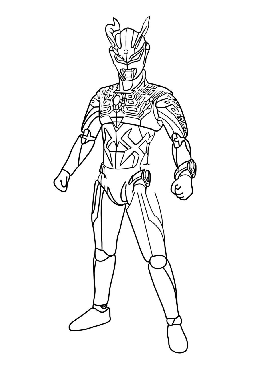 奥特曼手绘-赛罗奥特曼-附步骤图 奥特曼手绘赛罗奥特曼