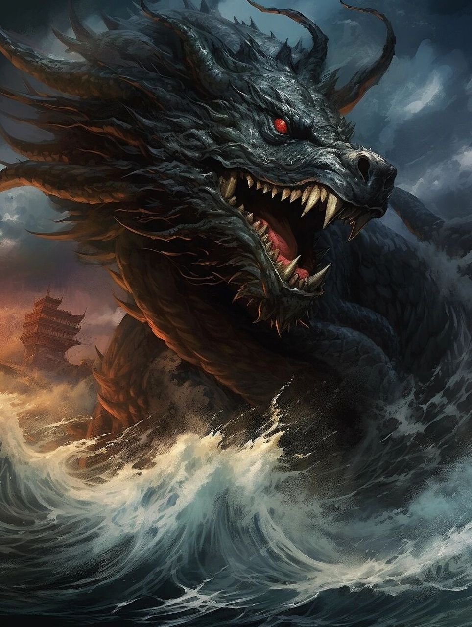 黑蛟化龙一飞冲天