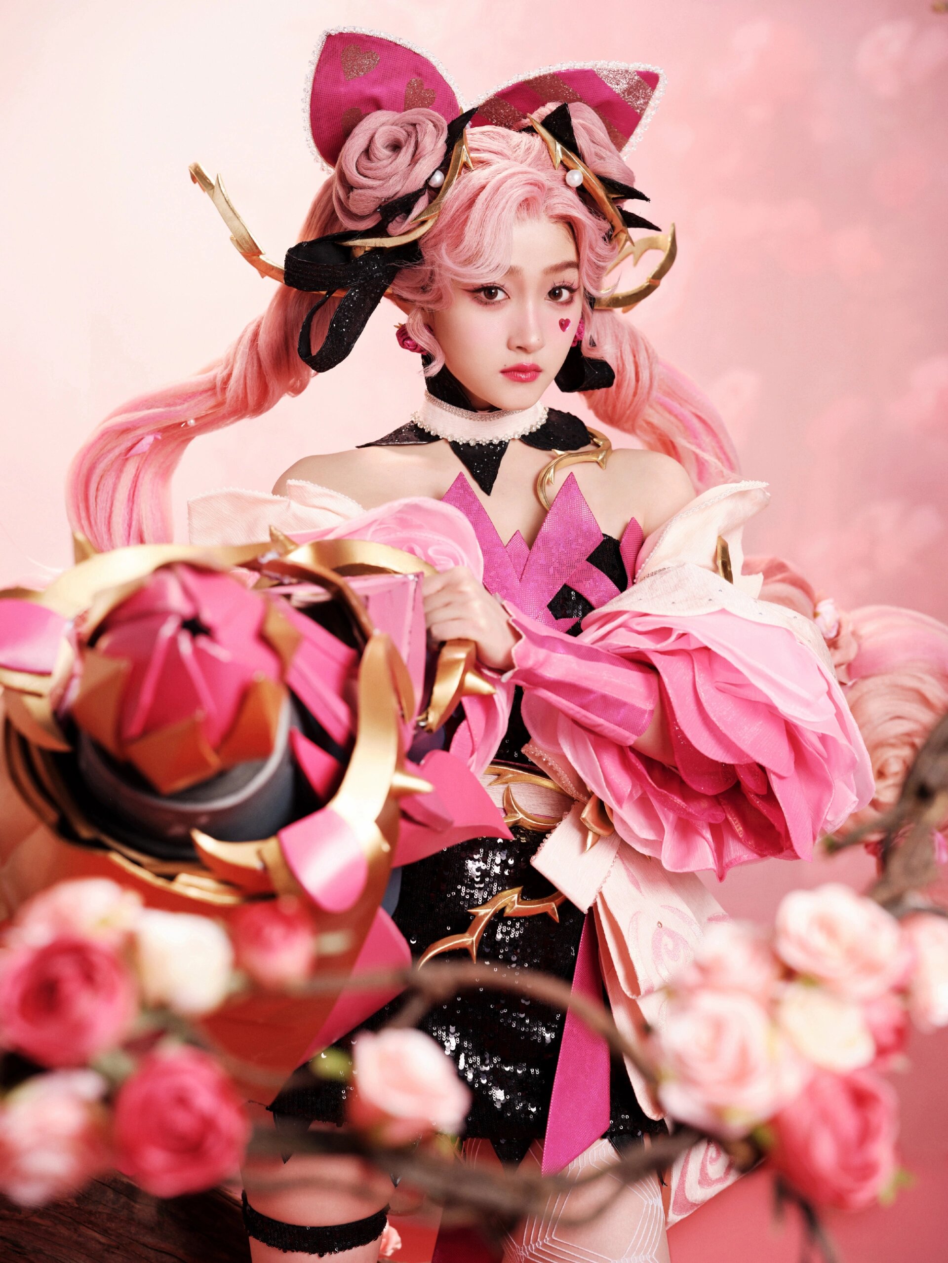 关晓彤cos孙尚香,这不妥妥的真人手办?