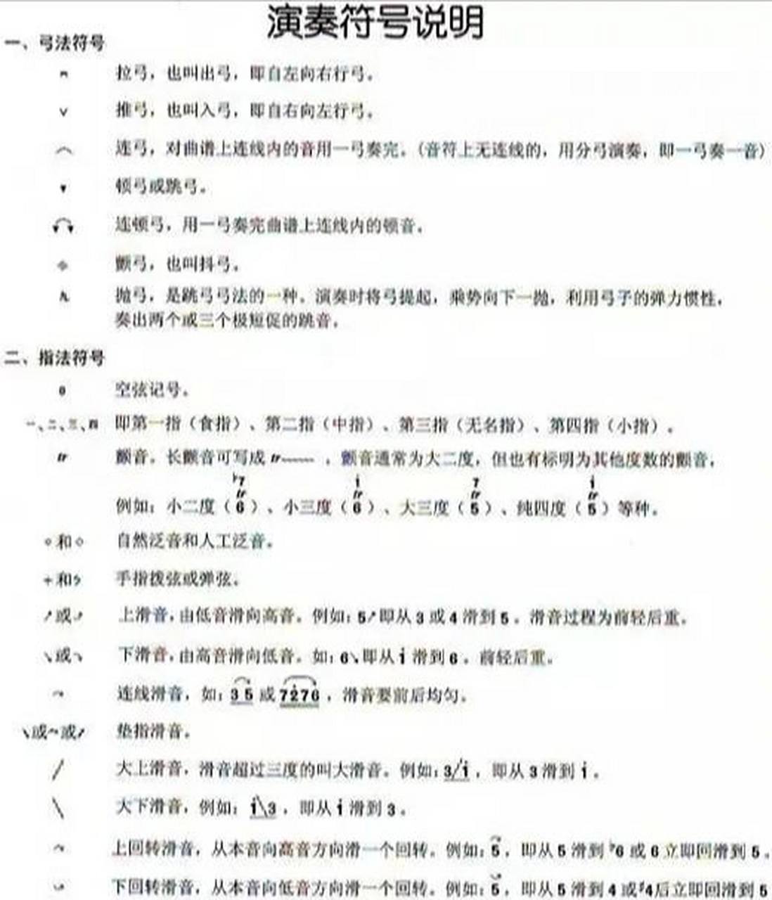 【从零基础开始学二胡】→二胡常用符号 82158215这是比较