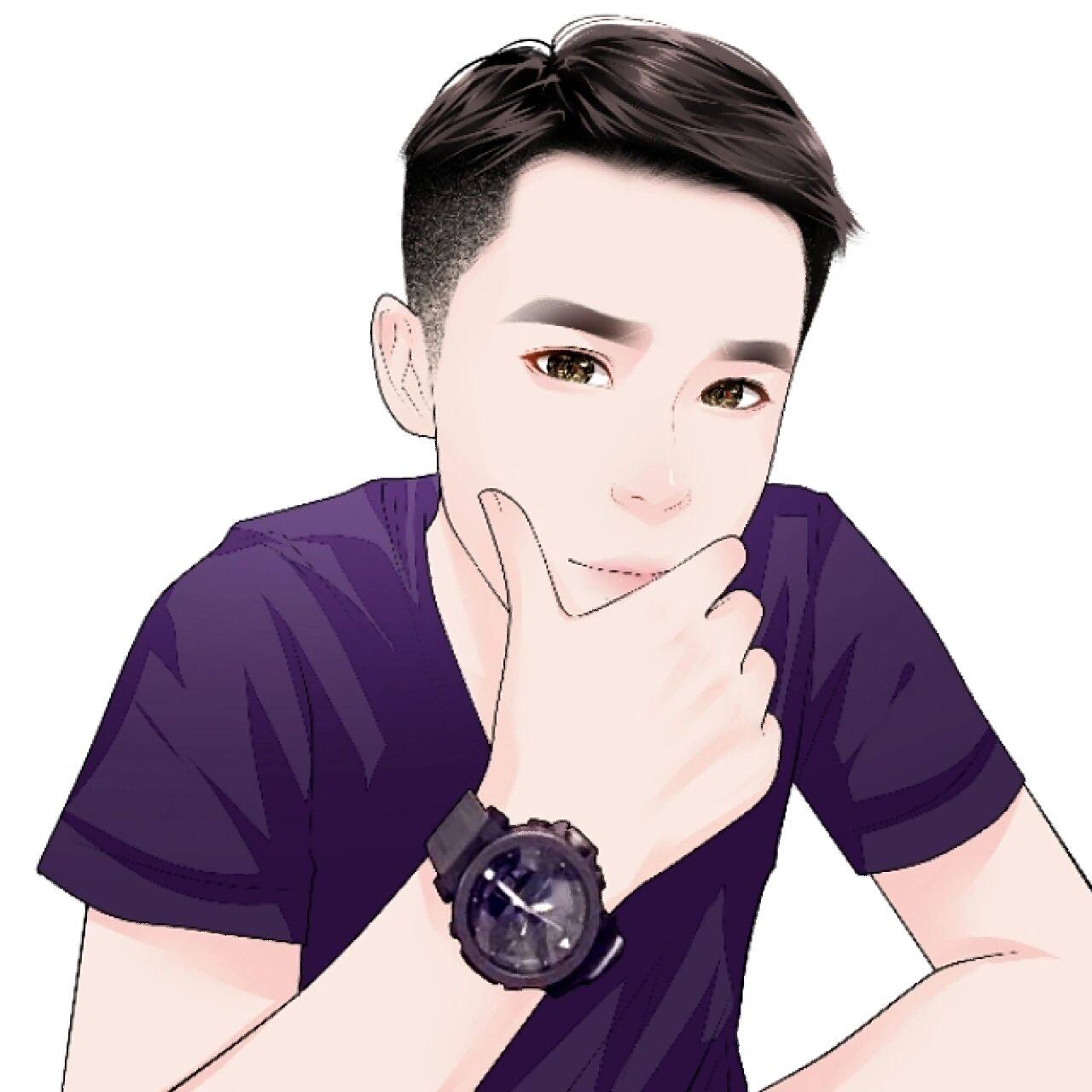 高端商务风动漫手绘头像,成熟男士专用 高端商务风动漫手绘头像,适合