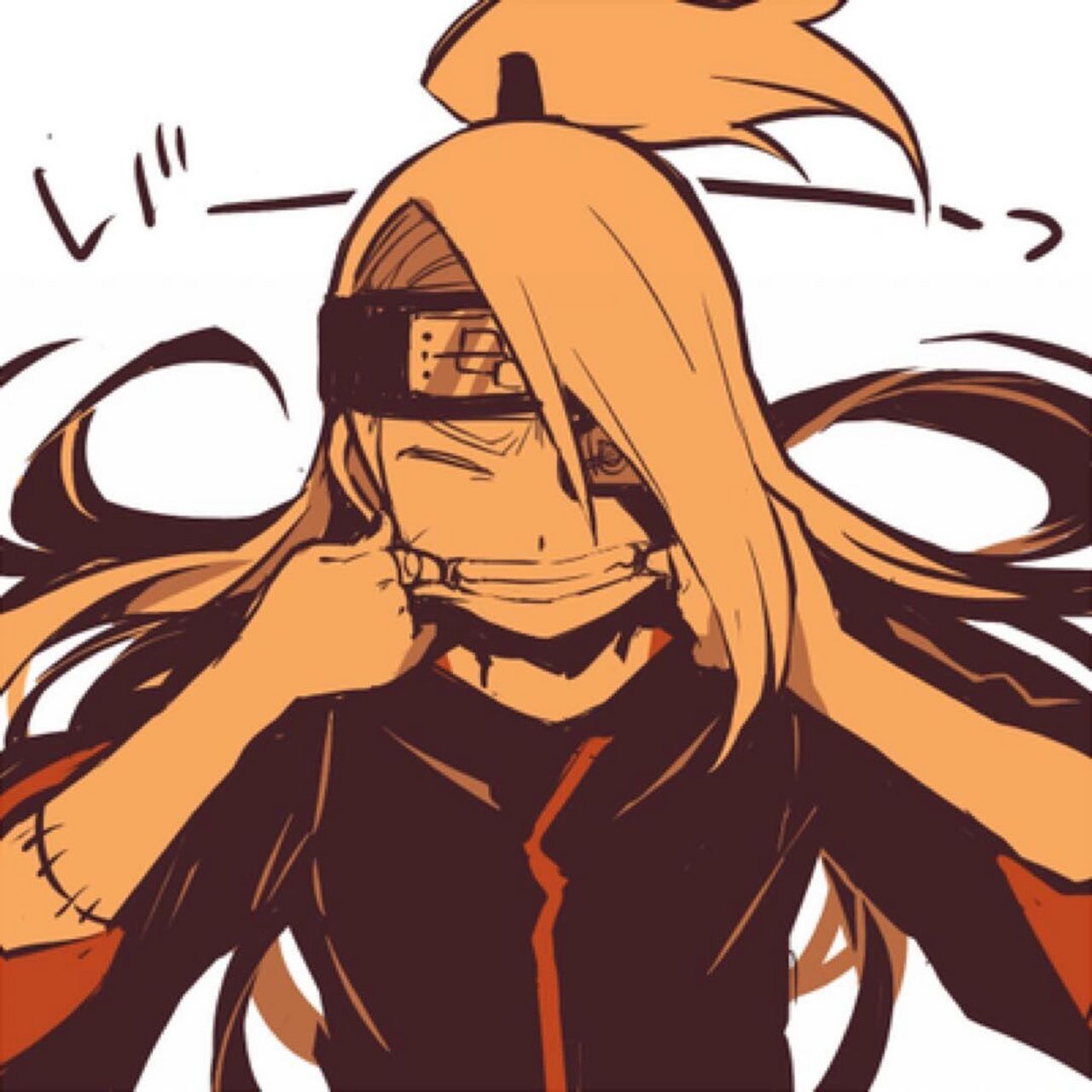 这组画风的迪达拉真的爱了 火影里最喜欢小迪了