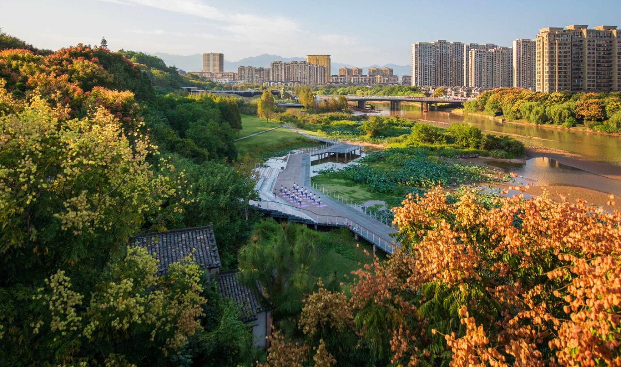 景观摄影| 浙江衢州鹿鸣公园 ①—步道系统 #拍拍家乡风景# 	 01 项目
