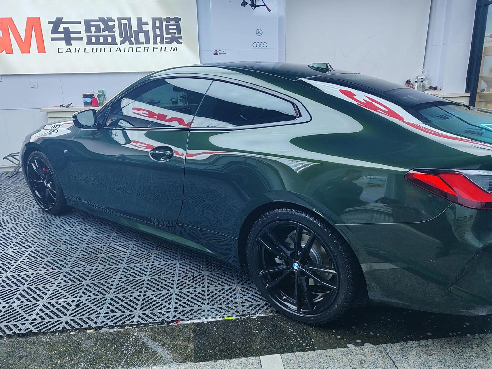 宝马4系装贴全车3m玻璃膜车盛汽车贴膜改装升级专业汽车贴膜 汽车改装