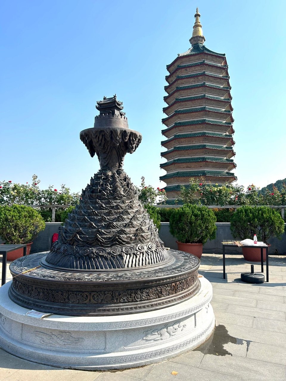 北京7715八大处公园,灵光寺佛牙舍利塔 99在小94看到八大处