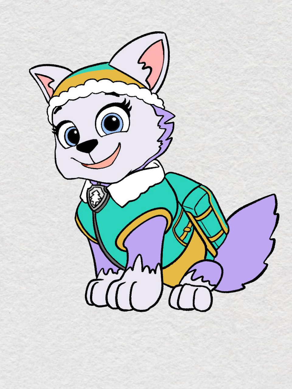 教你画汪汪队-珠珠