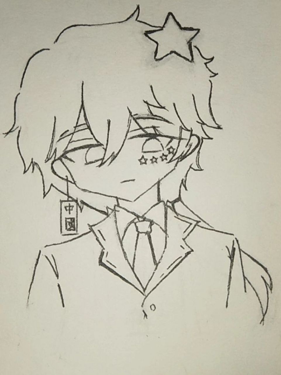 浅画个瓷爹(还没上色,轻点喷ƪ(˘⌣˘))