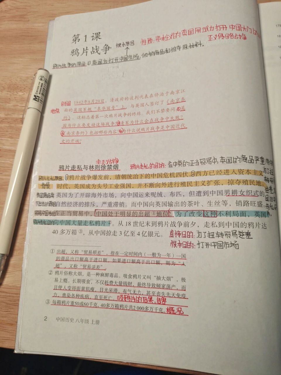 八年级上人教版历史书笔记第1单元 八年级上人教版历史书笔记中国开始