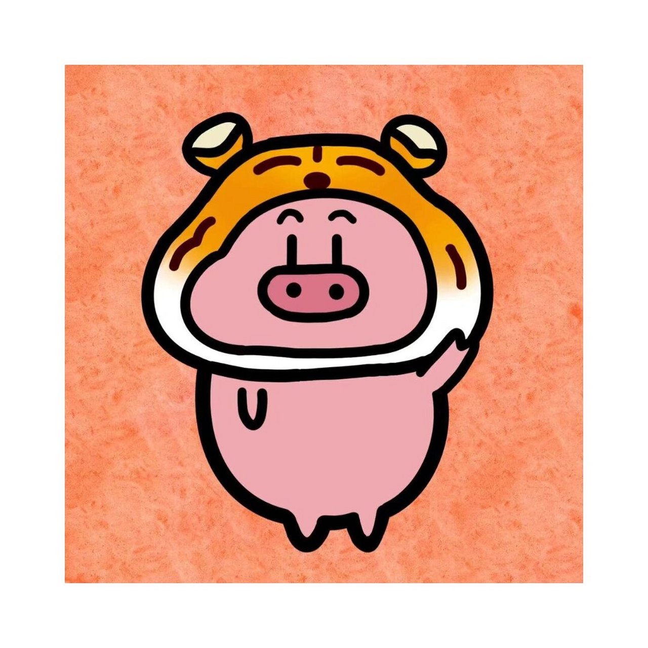 乖巧和菜猪的新年头像 准备过大年～ 图源超能大哥画的图,自己用pro