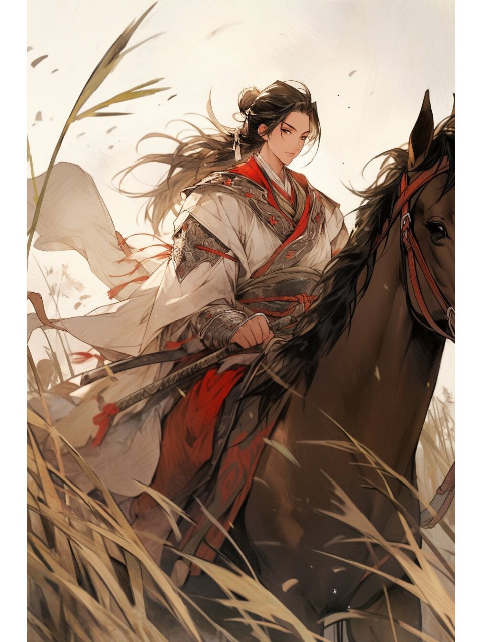古风头像| 少年将军驭青骢,横枪跃马立战功 不问今死神魂灭,守土复疆