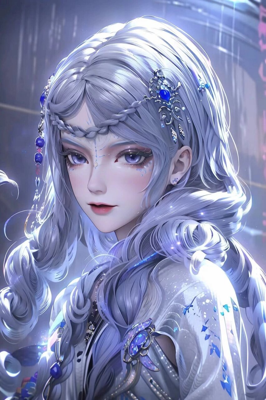 叶罗丽银尘&灵公主ai美图! 图源:帝君(ml)