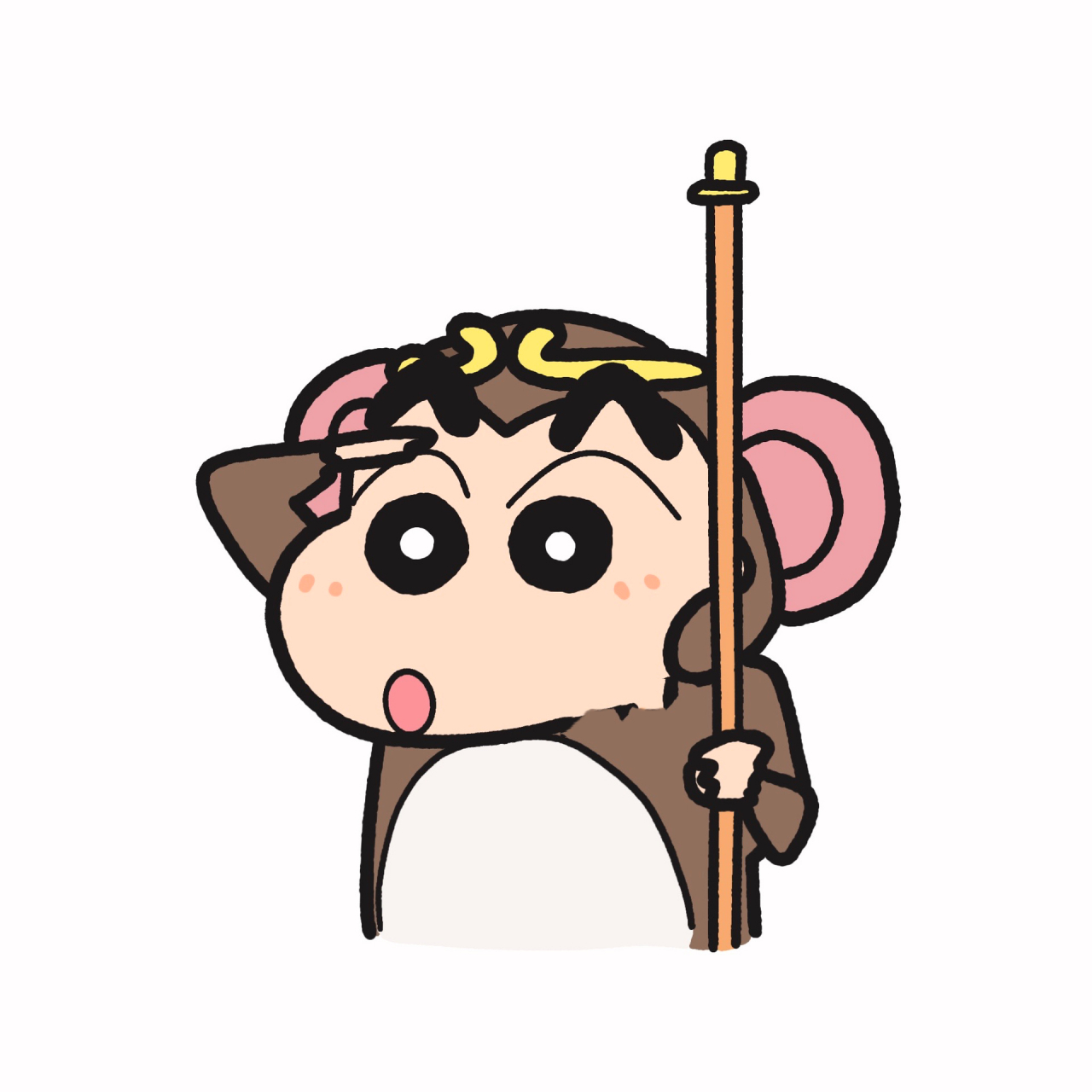 白龙马～蹄儿朝西～ 今天真勤劳 蜡笔小新西游记 (给阿呆安排个了不得