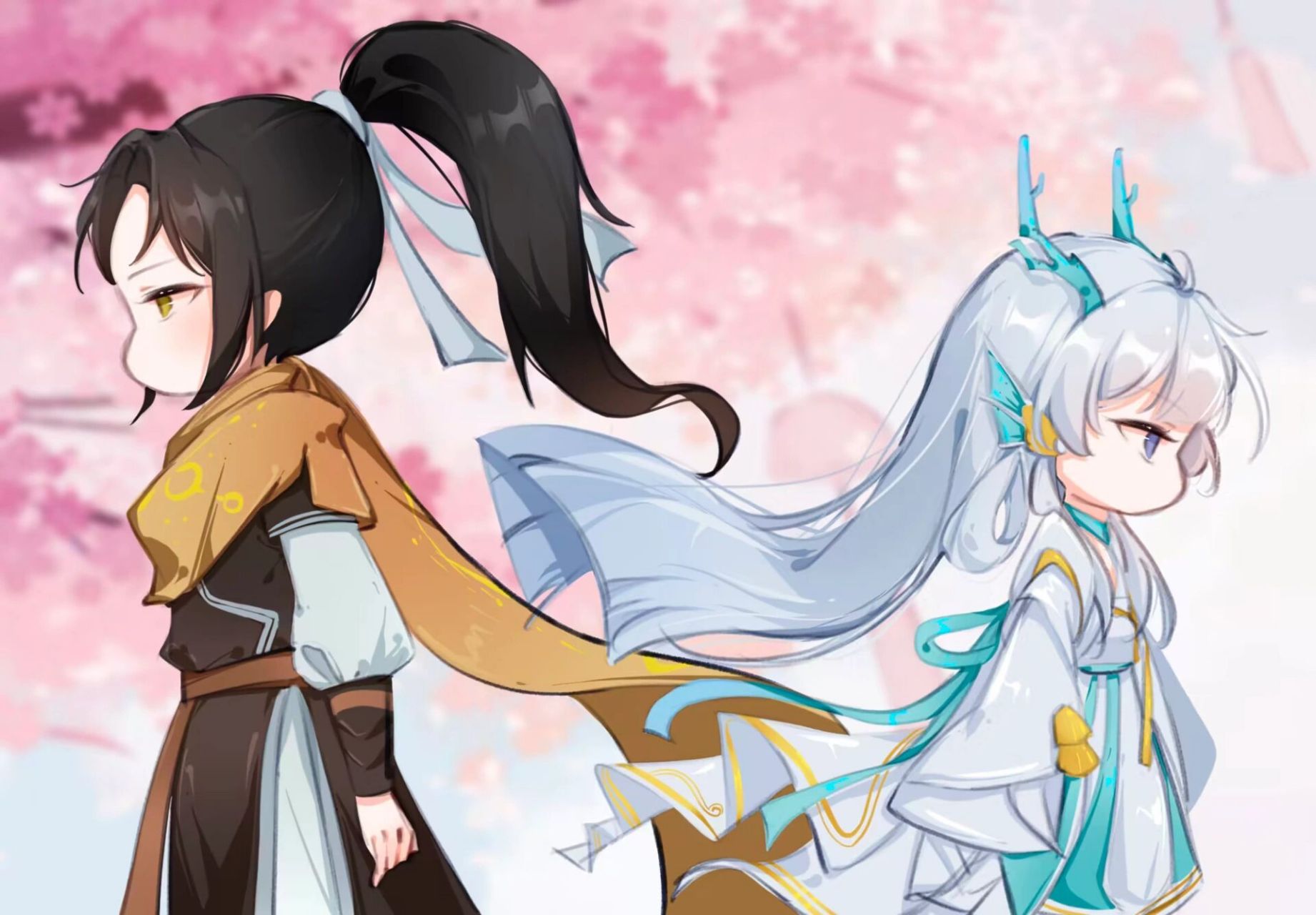 王者|曜&西施 初见只是星辰子,再见已是剑中仙 初见还是江南女,再见已