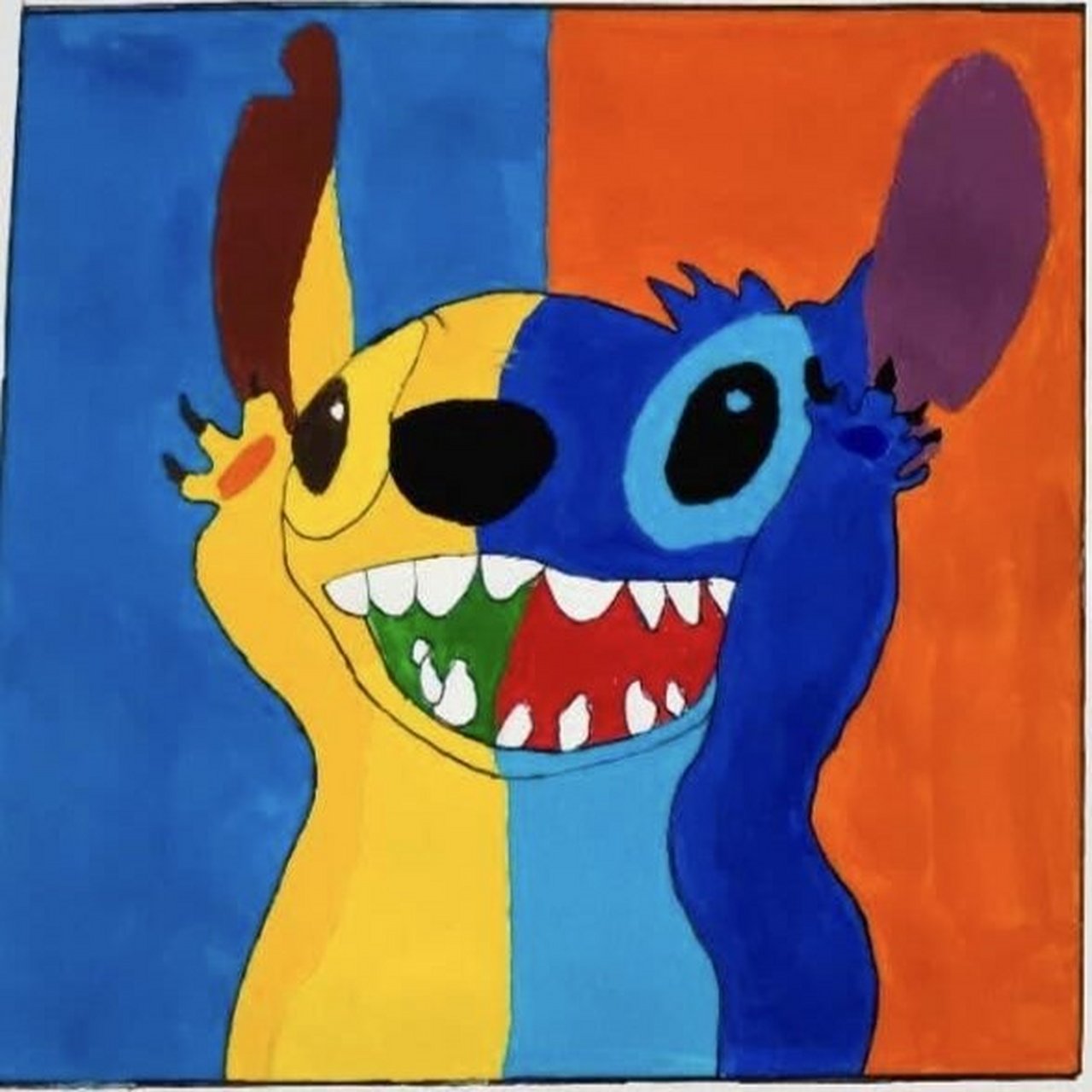 色彩构成 冷暖对比 色彩构成  冷暖对比  临摹