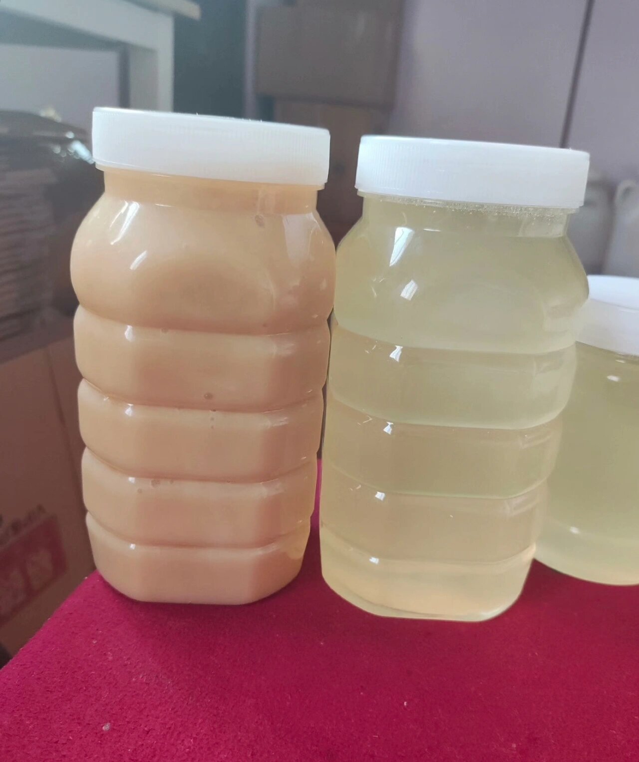 白糖养出来的蜂蜜结晶(掺了白糖的蜂蜜结晶图如何检测蜂蜜)