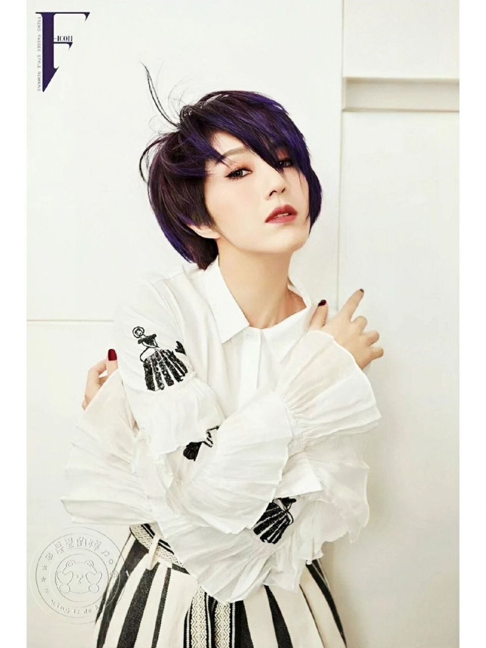 一波杨千嬅的美图～ 我的小羊好美 9090