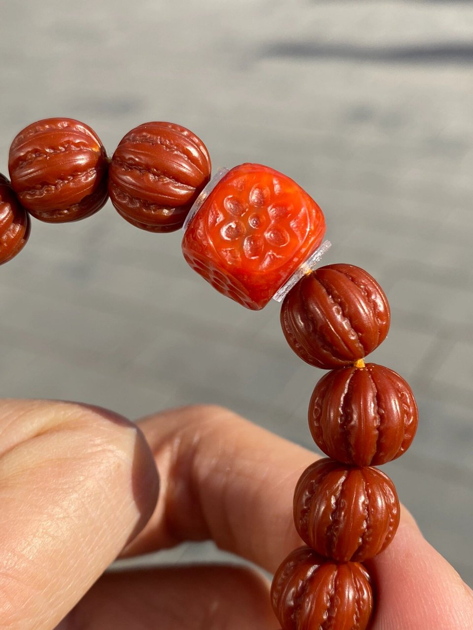 三年前一千多入的京八棱 猴头一比一雕刻京八棱   包浆玉化全部到 