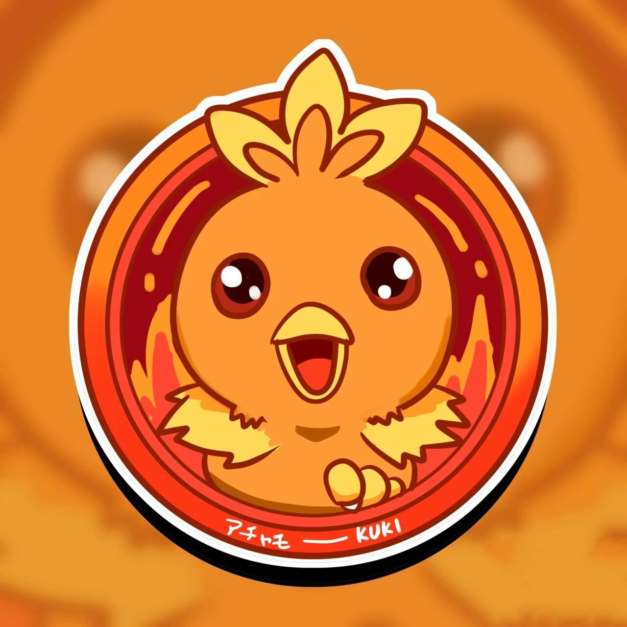 宝可梦火系御三家头像