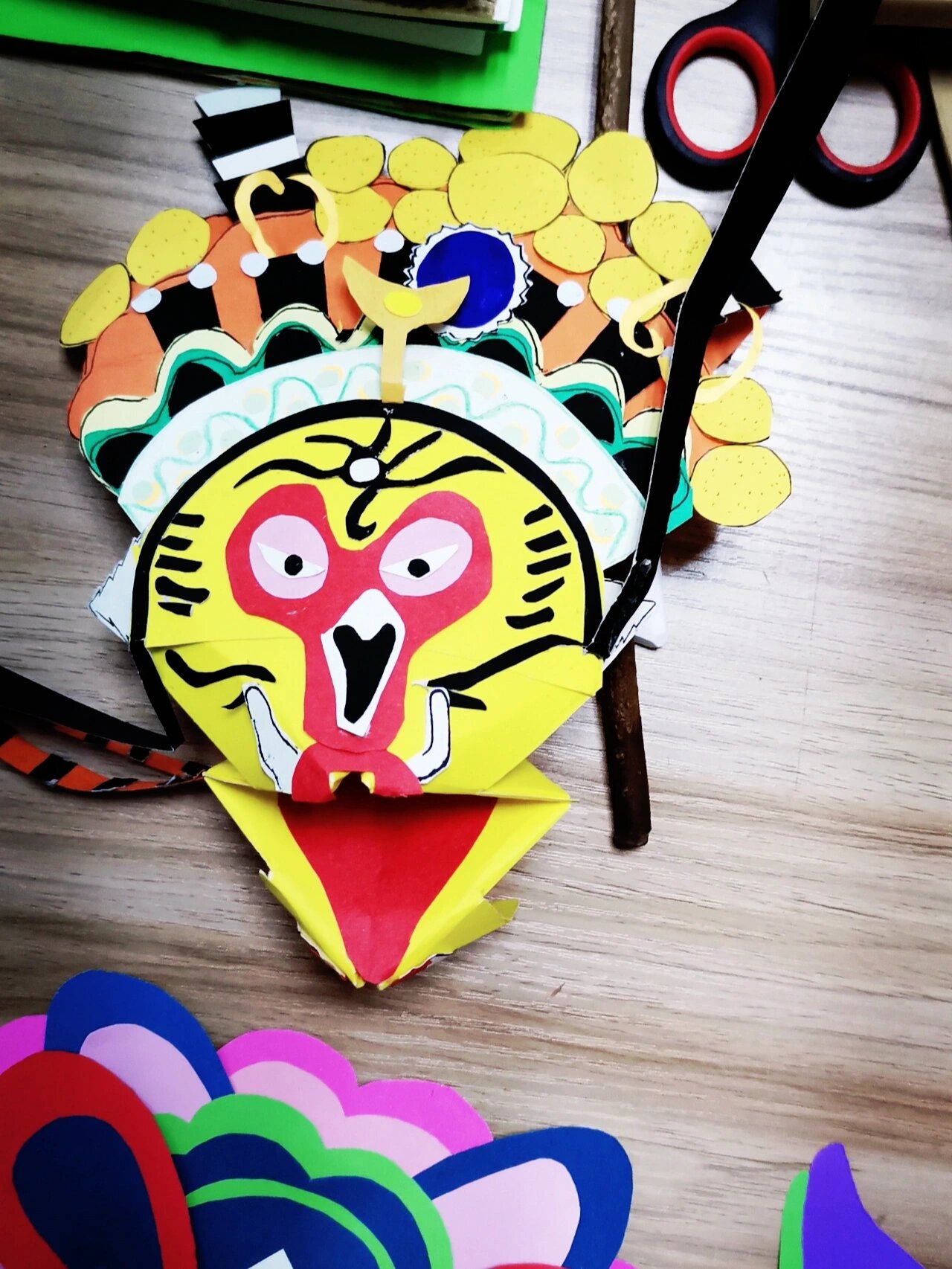 折纸游戏—东南西北    变大嘴巴纸玩偶90 叮叮叮!