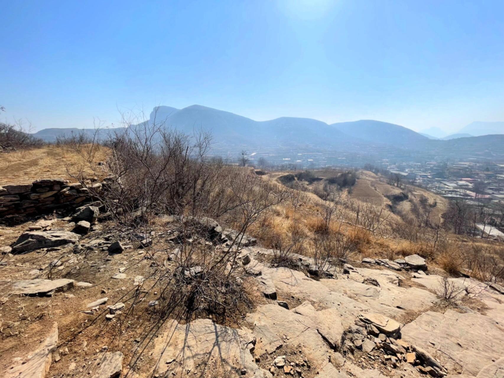 来玉皇顶 春节期间,一起登山,玉皇顶,鹿泉的九里山,到市区大概是20